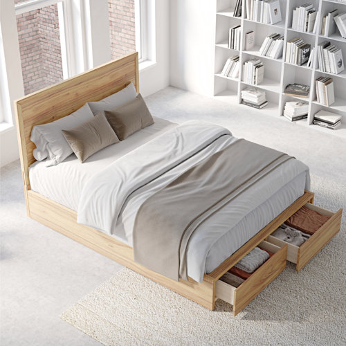 Birch Lane™ Ashleigh Solid Wood Platform Storage Bed Wayfair